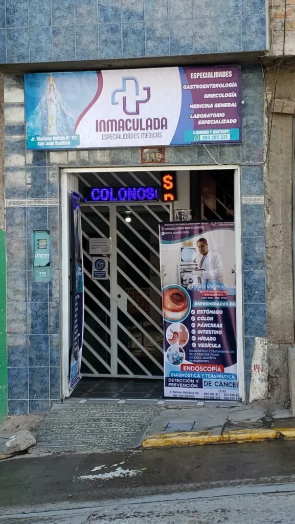 Centro Medico «inmaculada» Especialidades Médicas en San Juan Bautista, Ayacucho
