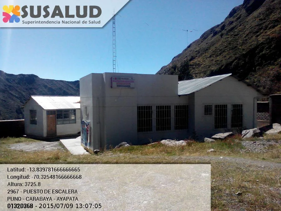 Escalera en Ayapata, Puno