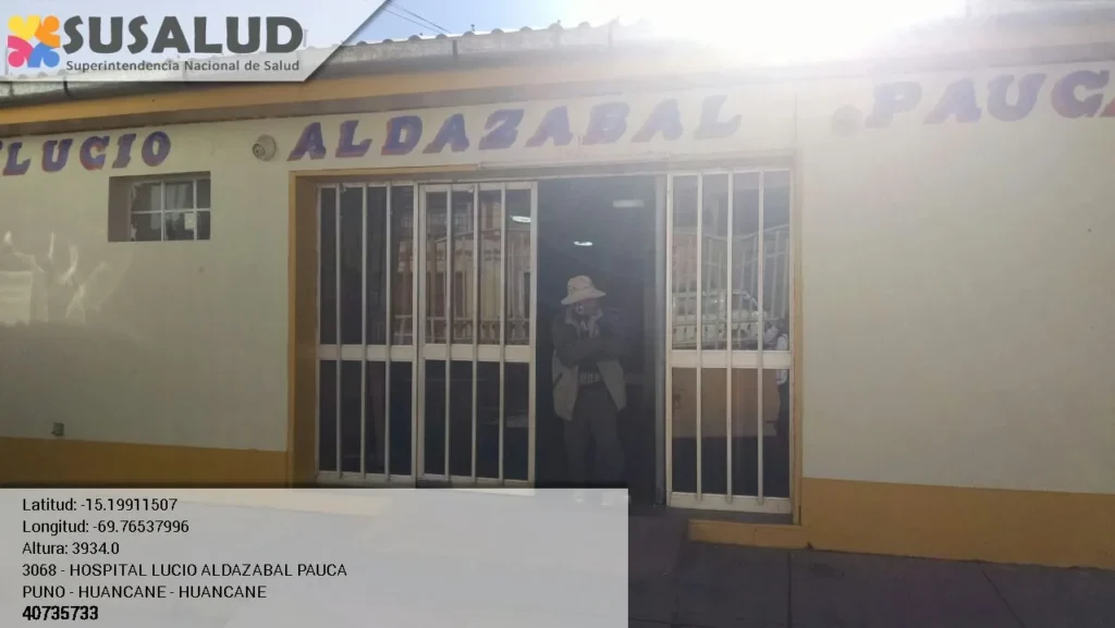 Hospital Lucio Aldazabal Pauca en Huancane, Puno
