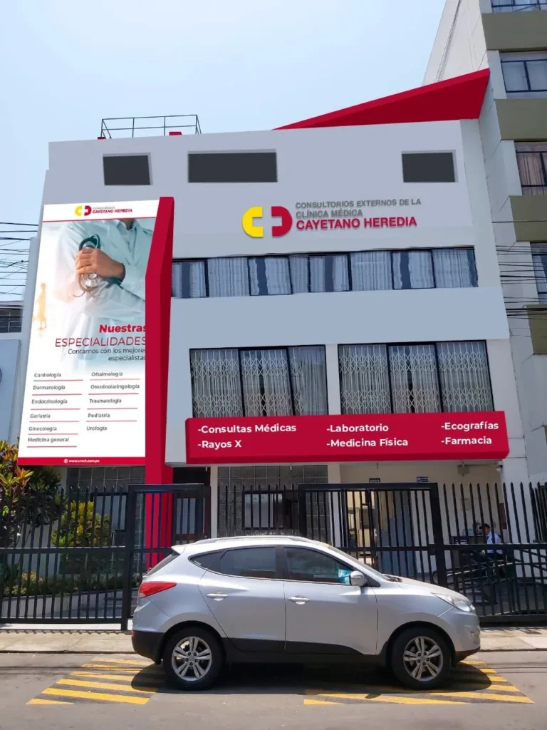 Consultorios Externos de la Clínica Médica Cayetano Heredia en Lince, Lima