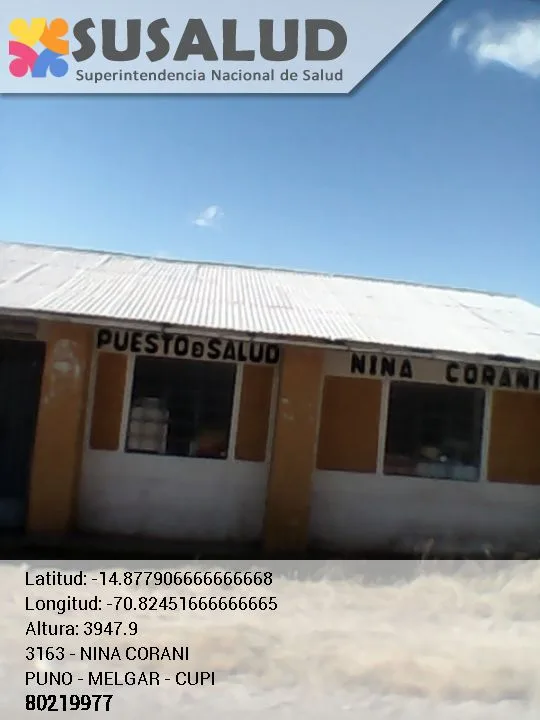 Nina Corani en Cupi, Puno