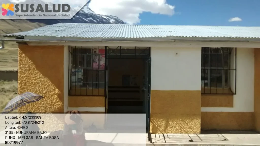 Kunurana bajo en Santa Rosa, Puno