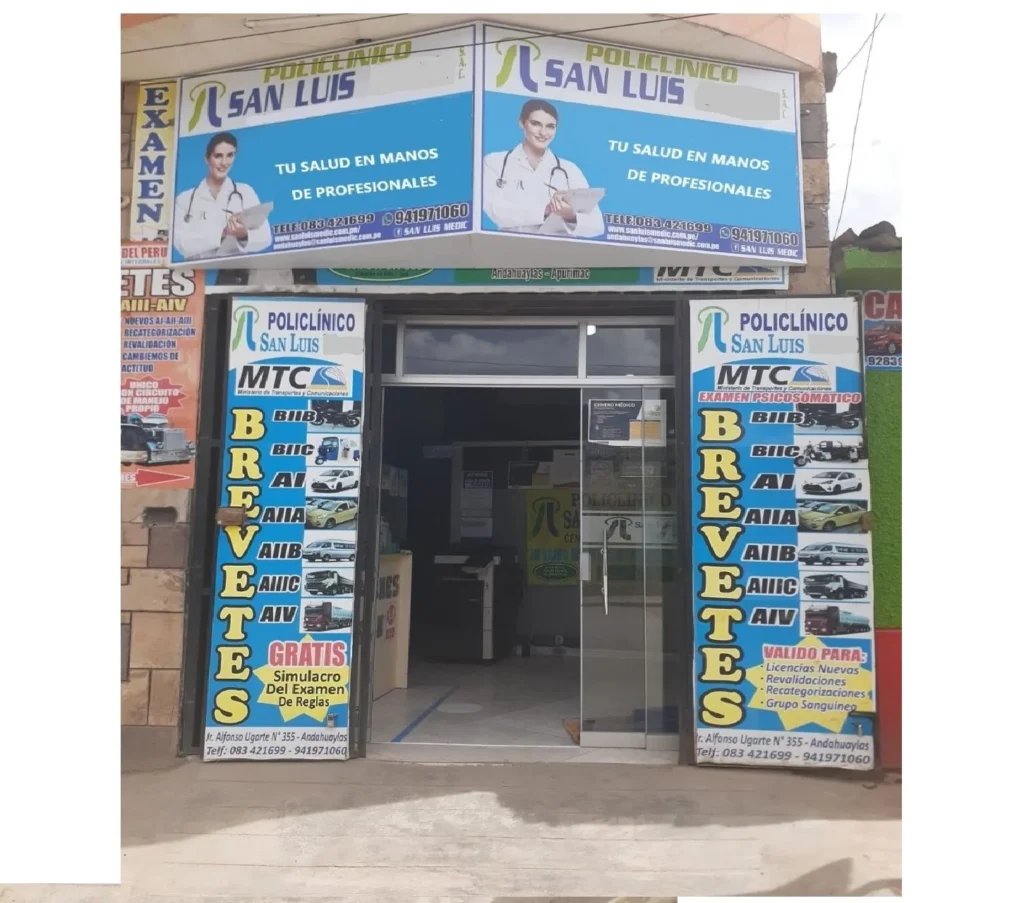 Policlinico «san Luis en Andahuaylas, Apurimac