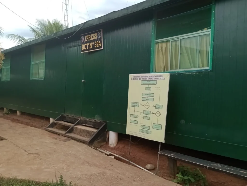 Sanidad del Bct «tte Crl Natalio Sanchez Paredes» N°324 en Rio Tambo, Junin