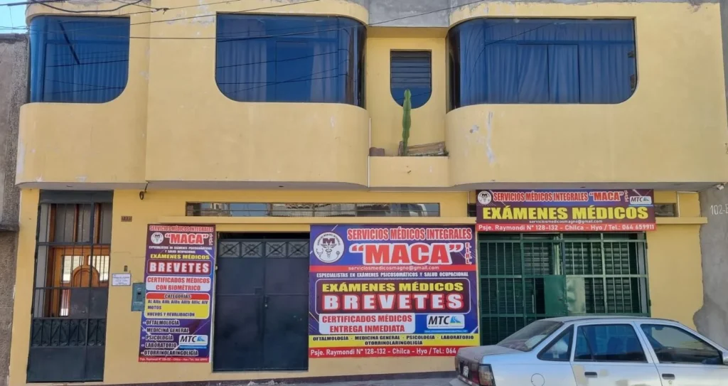 Servicios Medicos Integrales Maca en Chilca, Junin