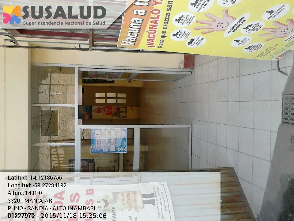 Mancoari en Alto Inambari, Puno