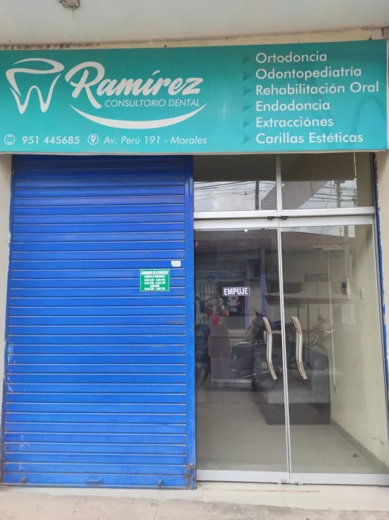 Consultorio Odontológico Ramirez en Morales, San Martin
