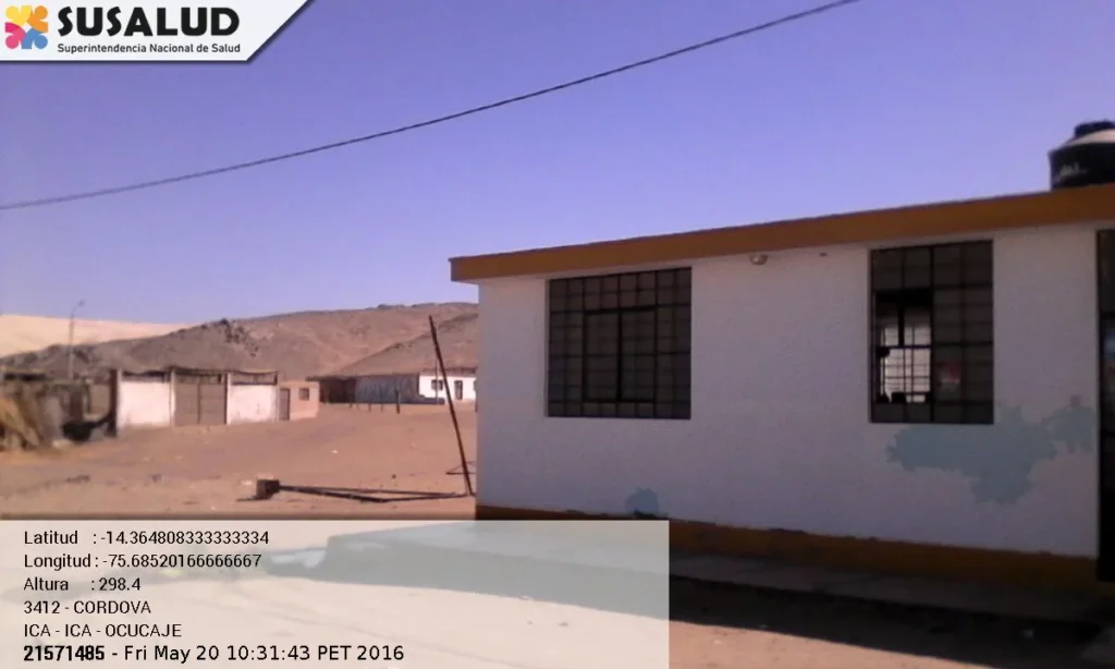 Puesto de Salud Cordova en Ocucaje, Ica