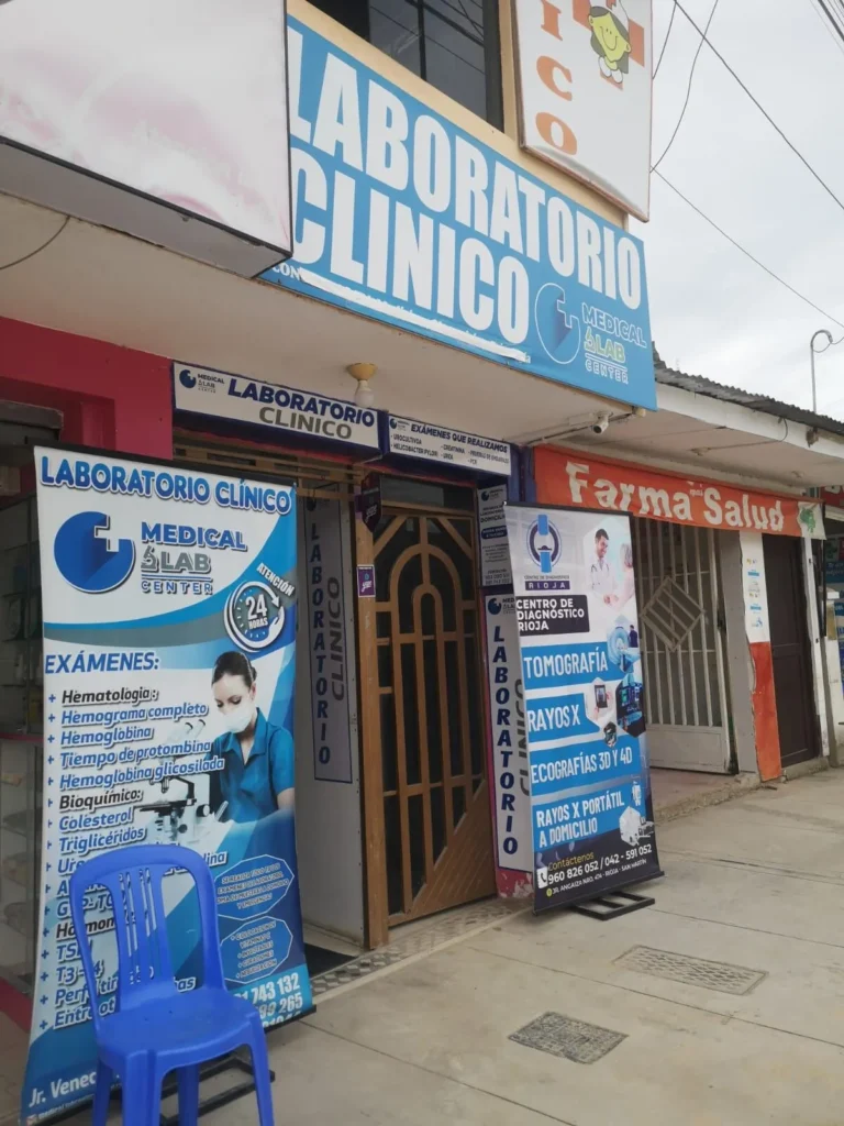 Laboratorio Clinico Medical Lab Center en Rioja, San Martin