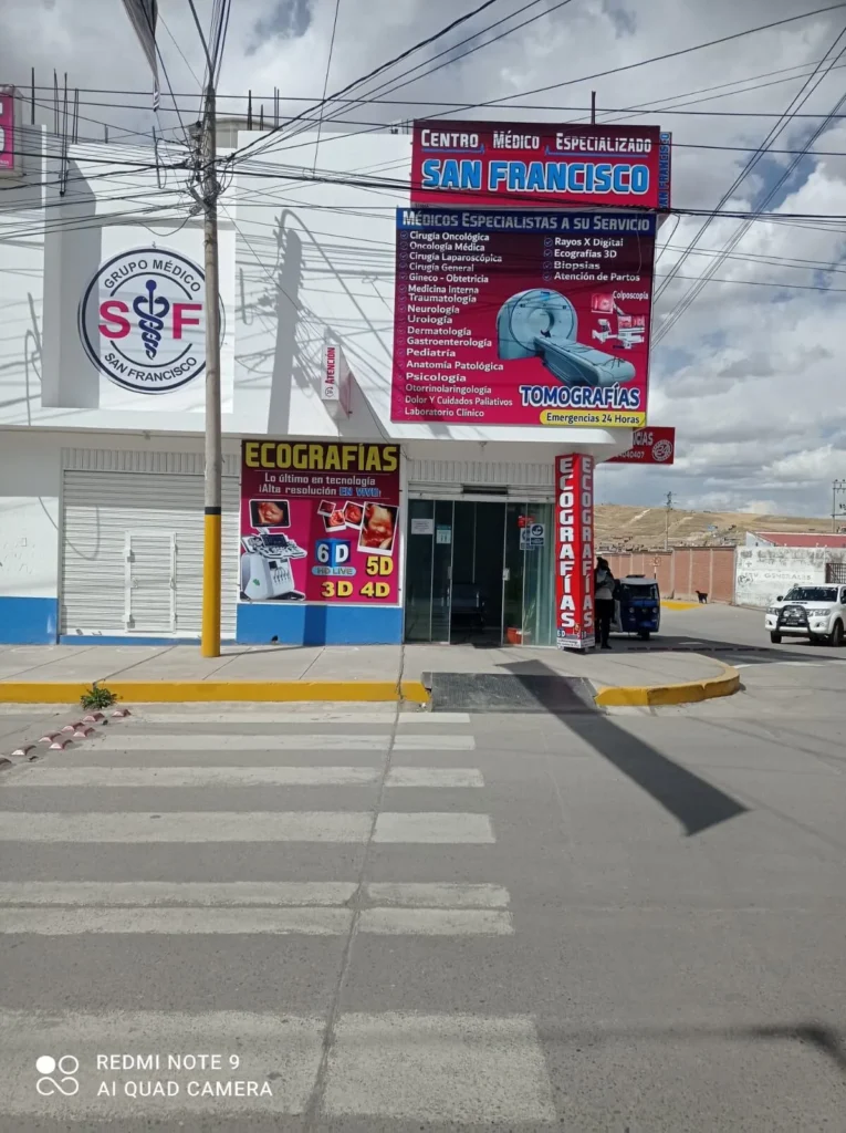 Grupo Medico San Francisco E.I.R.L. en Espinar, Cusco