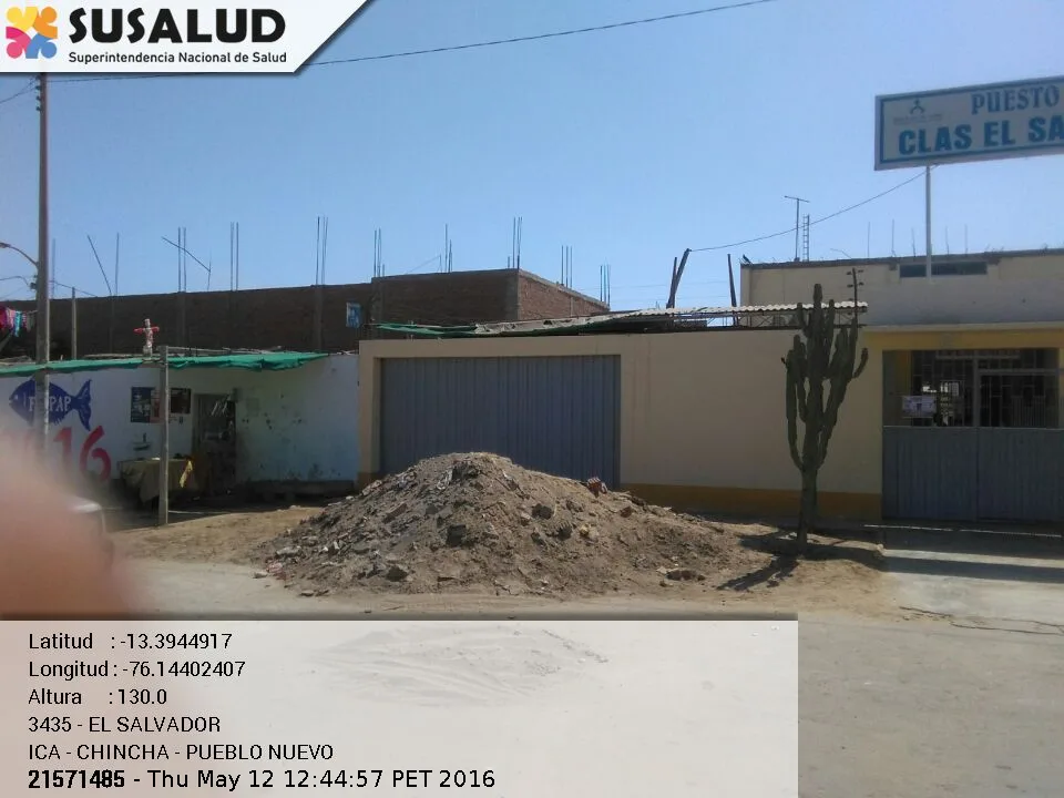 El Salvador en Pueblo Nuevo, Ica