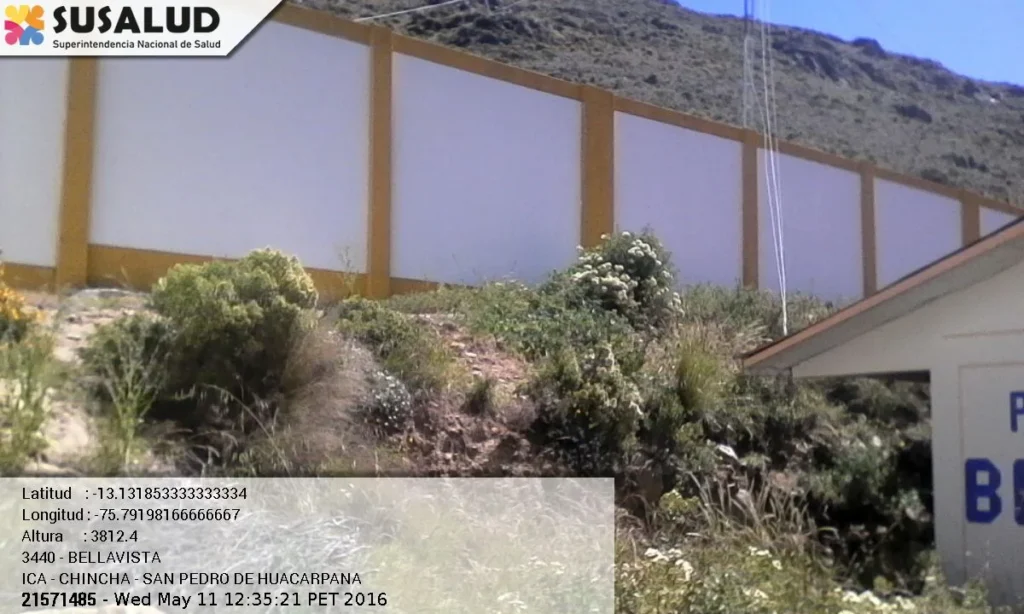 Puesto de Salud Bellavista en San Pedro de Huacarpana, Ica