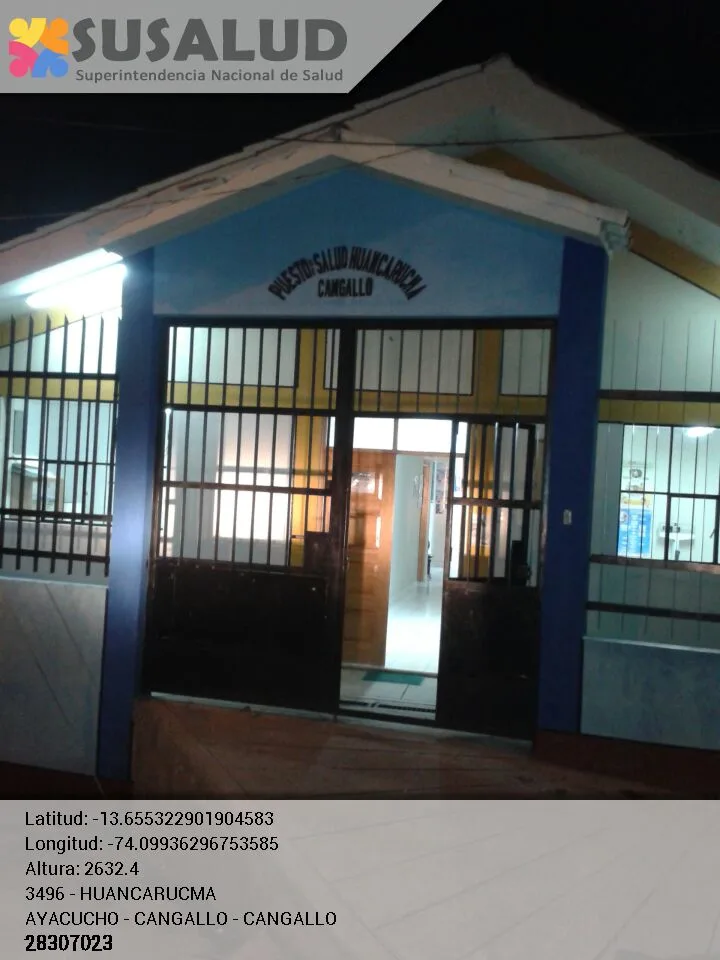 Puesto de Salud Huancarucma en Cangallo, Ayacucho