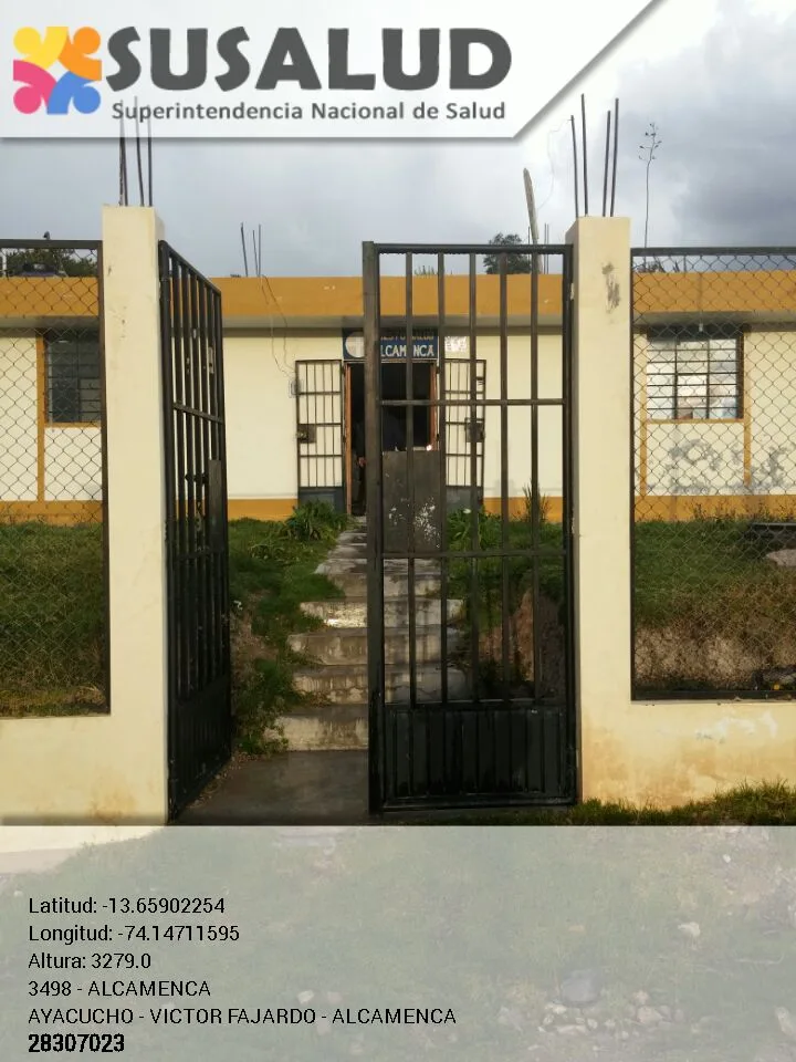 Puesto de Salud Alcamenca en Ayacucho