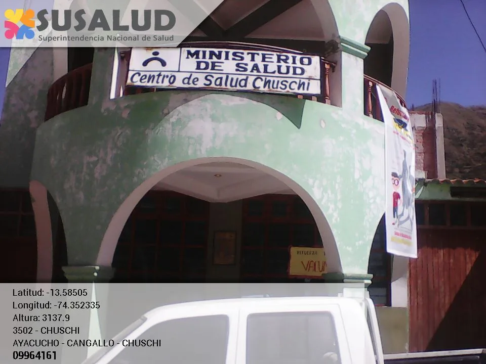 Centro de Salud Chuschi en Ayacucho