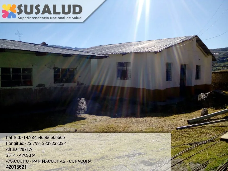Puesto de Salud Aycara en Coracora, Ayacucho