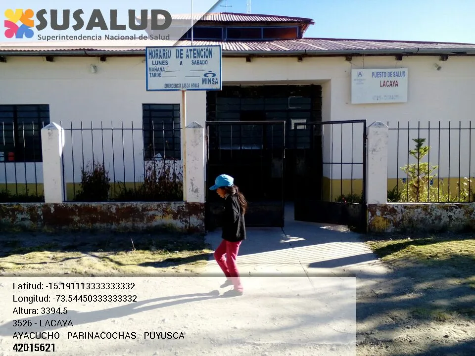 Puesto de Salud Lacaya en Puyusca, Ayacucho
