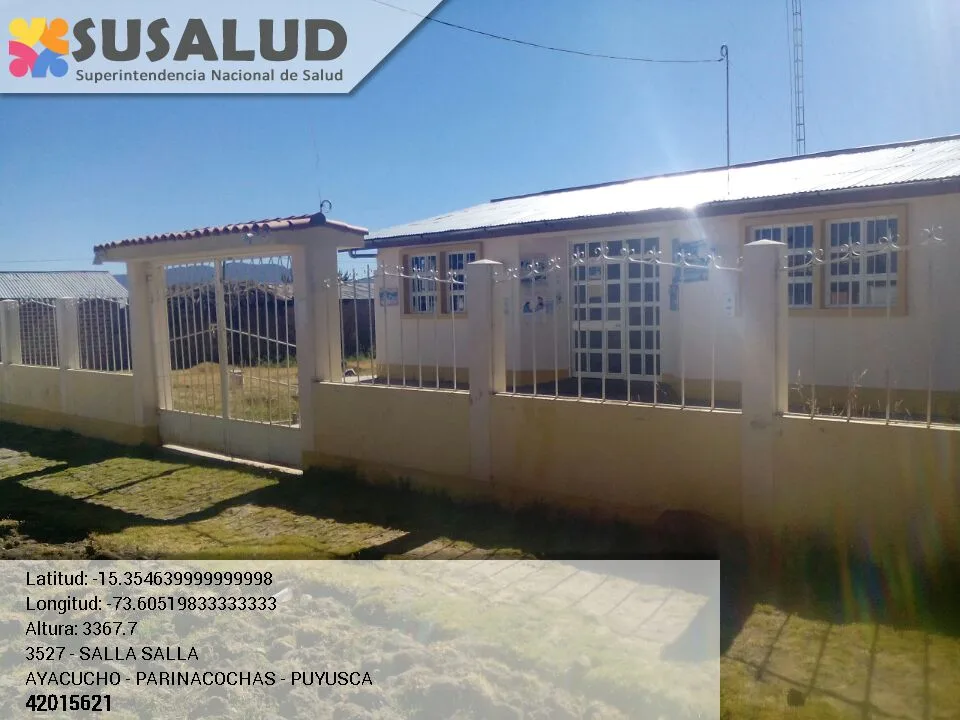 Puesto de Salud Salla Salla en Puyusca, Ayacucho