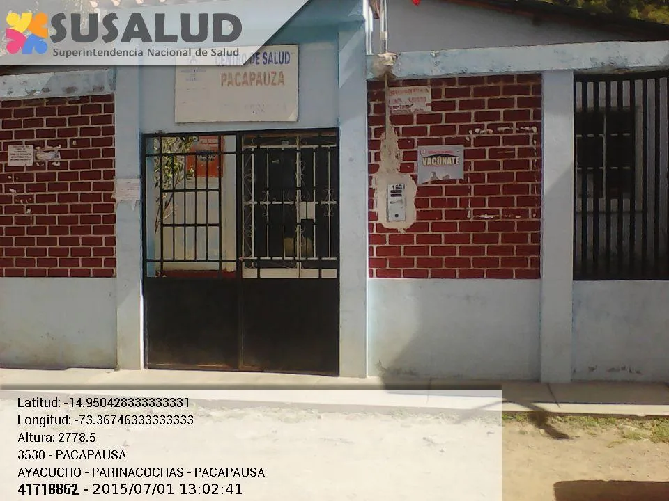 Centro de Salud Pacapausa en Ayacucho