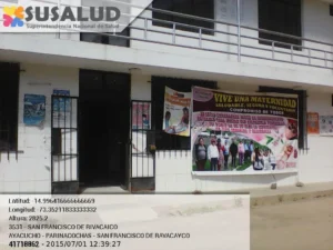 Puesto de Salud San Francisco de Rivacaico