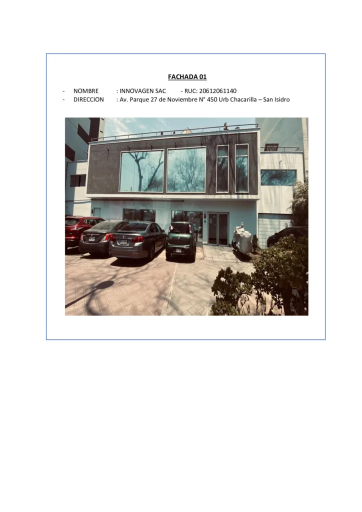 Innovagen en San Isidro, Lima