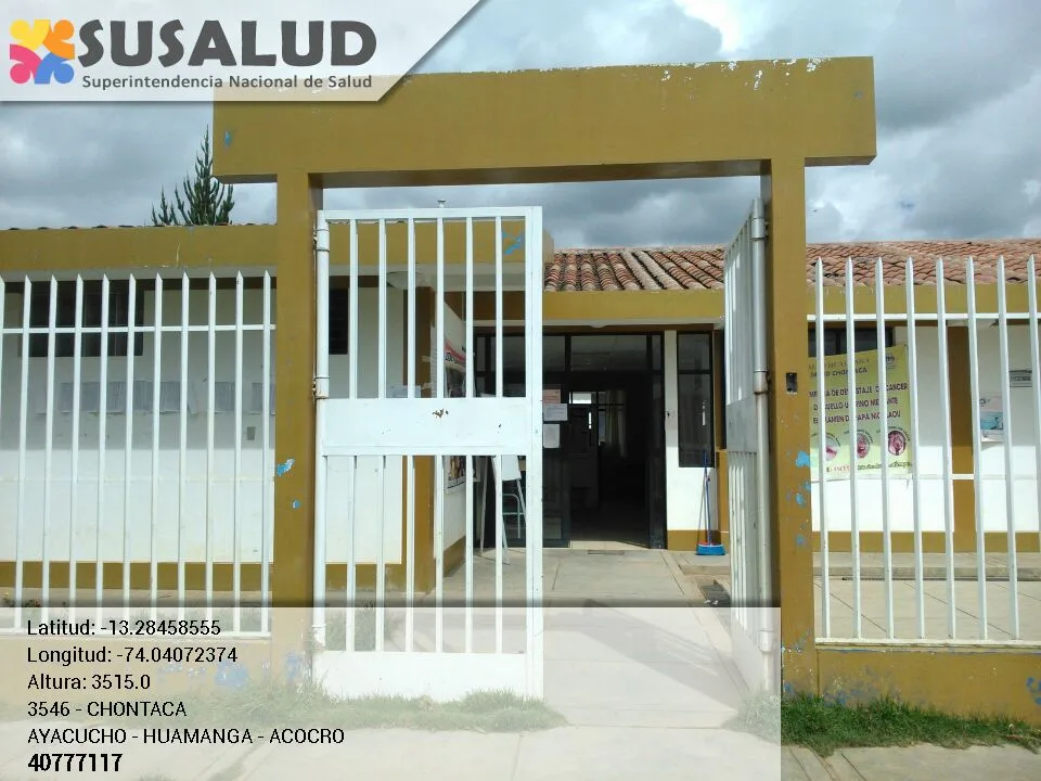 Centro de Salud Chontaca en Acocro, Ayacucho