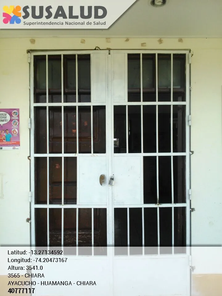 Puesto de Salud Chiara en Ayacucho