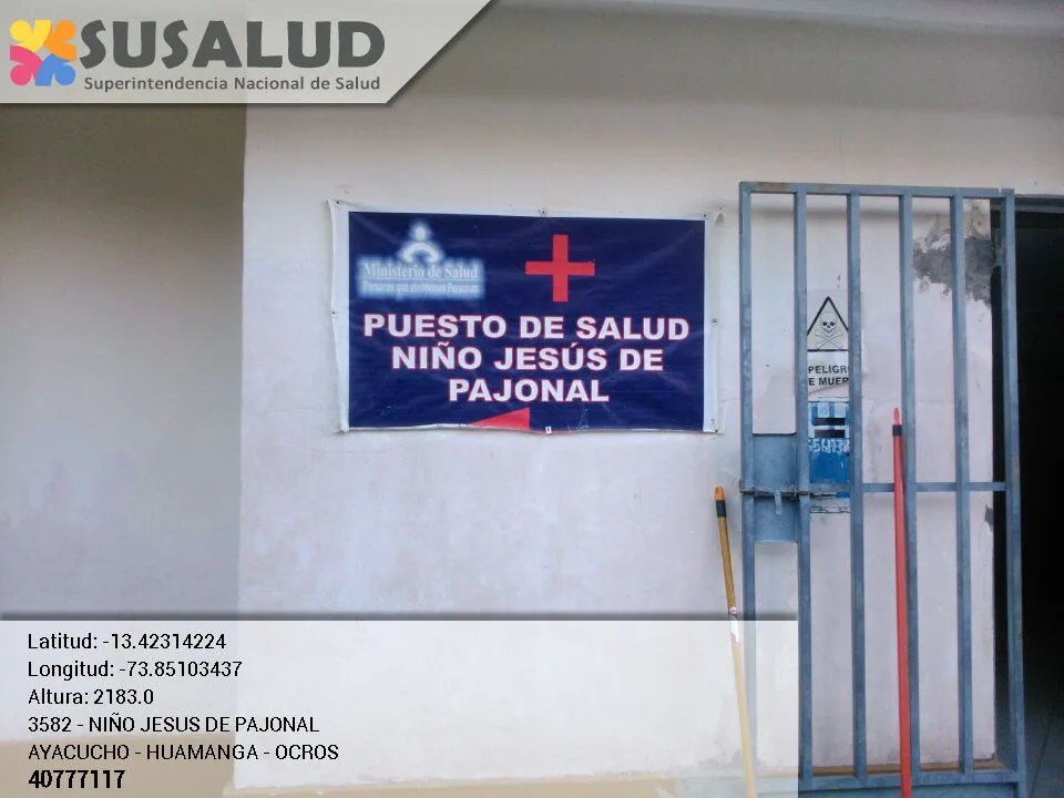 Puesto de Salud Niño Jesus de Pajonal en Ocros, Ayacucho