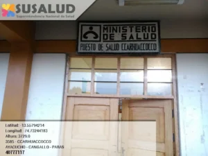 Puesto de Salud de Ccarhuaccocco