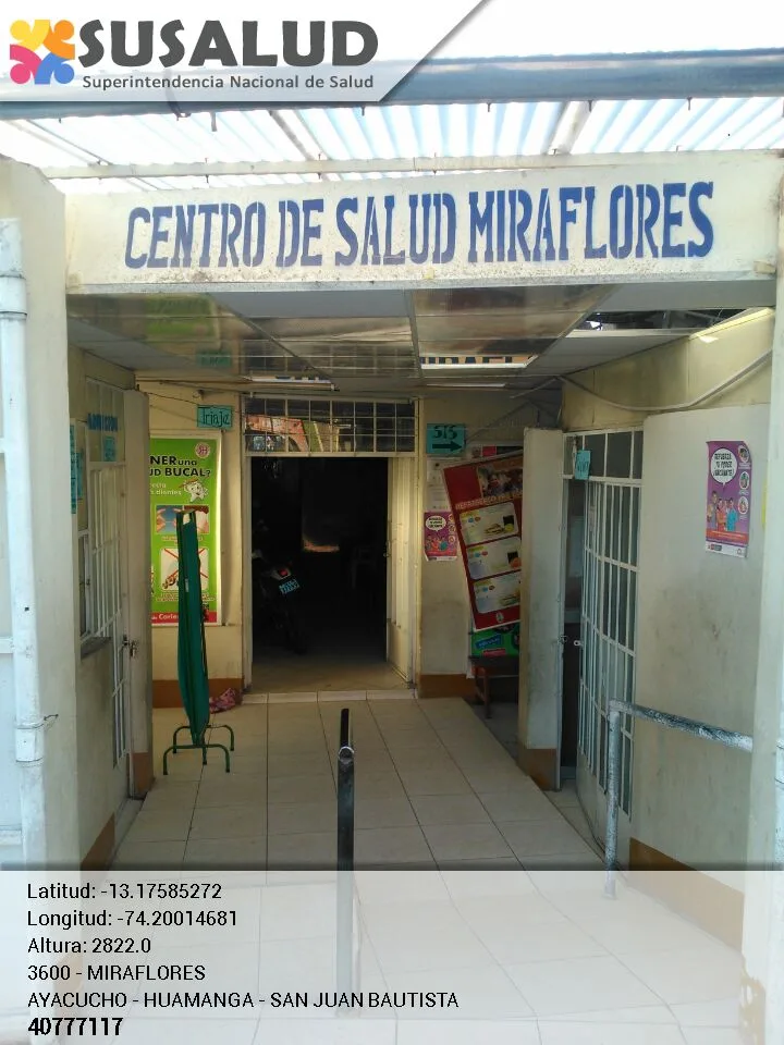 Centro de Salud Miraflores en San Juan Bautista, Ayacucho