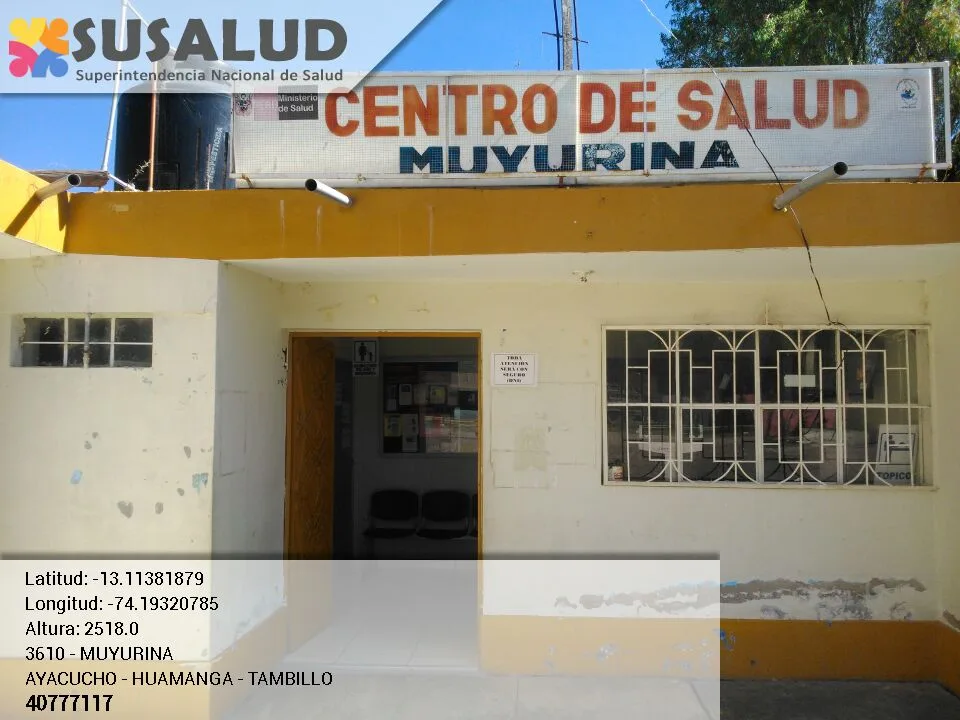 Puesto de Salud Muyurina en Tambillo, Ayacucho