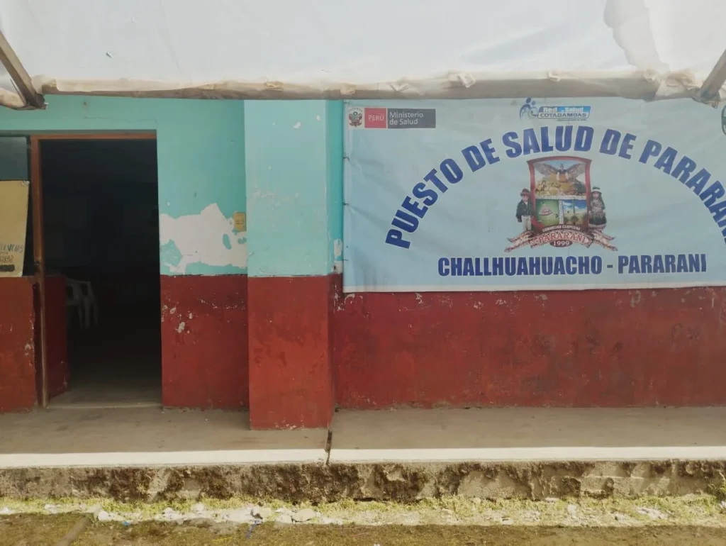 Pararani en Challhuahuacho, Apurimac