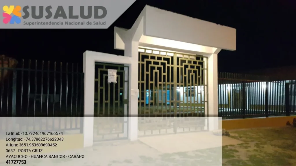 Puesto de Salud Porta Cruz en Carapo, Ayacucho