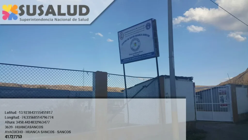 Centro de Salud Huancasancos en Ayacucho