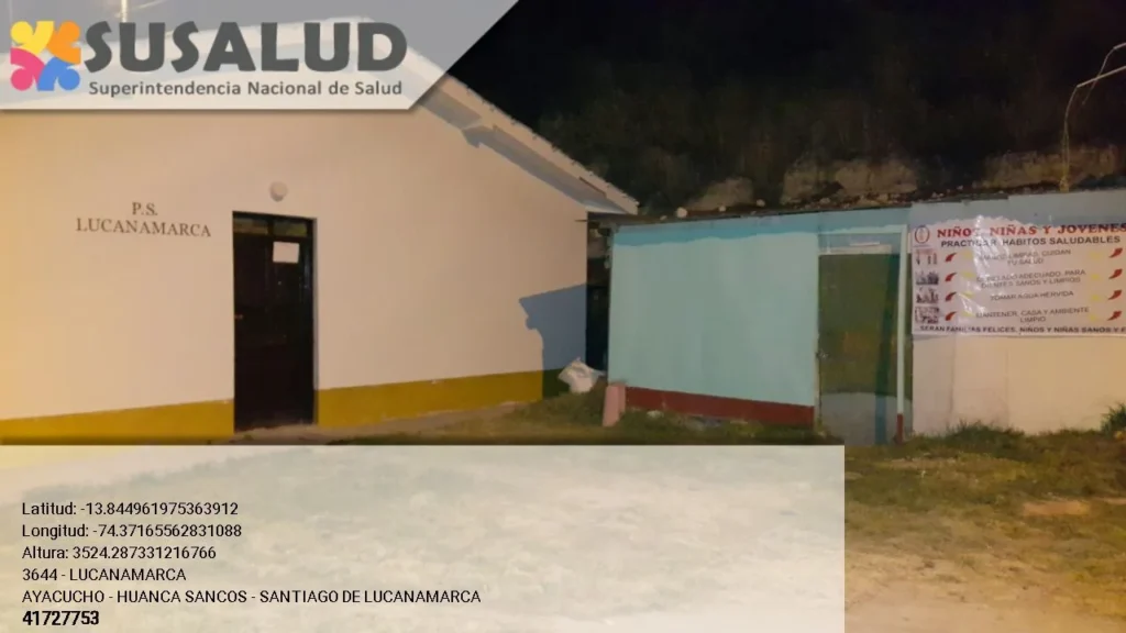 Puesto de Salud Lucanamarca en Santiago de Lucanamarca, Ayacucho