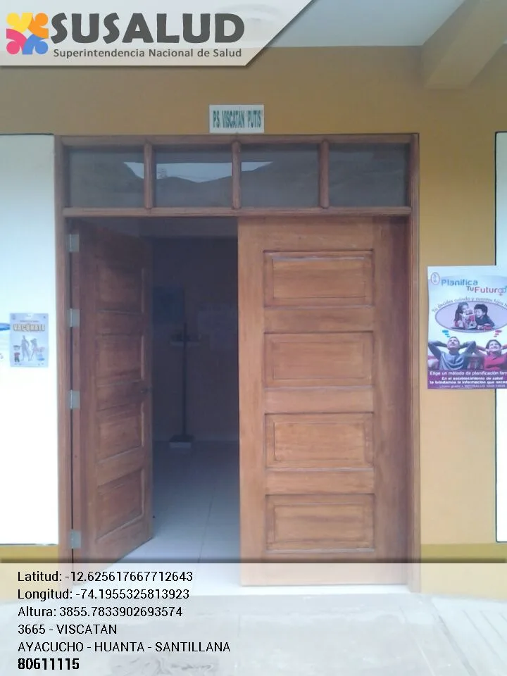 Puesto de Salud Viscatan en Santillana, Ayacucho