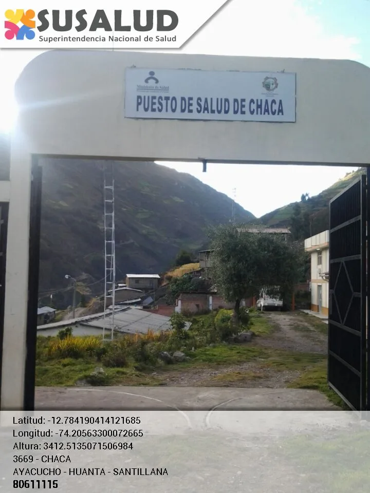Puesto de Salud Chaca en Ayacucho