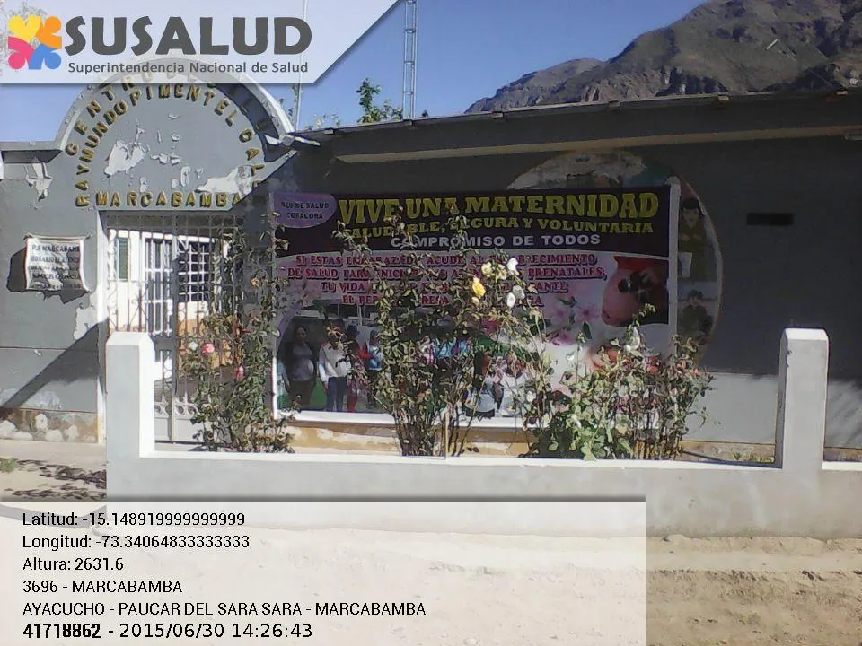 Centro de Salud Marcabamba en Ayacucho