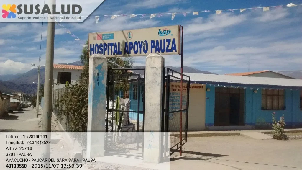 Centro de Salud Pausa en Ayacucho