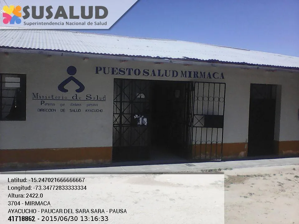 Puesto de Salud Mirmaca en Pausa, Ayacucho
