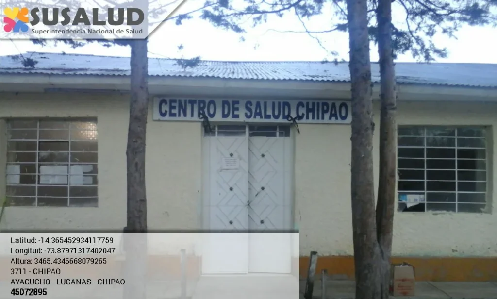Centro de Salud Chipao en Ayacucho