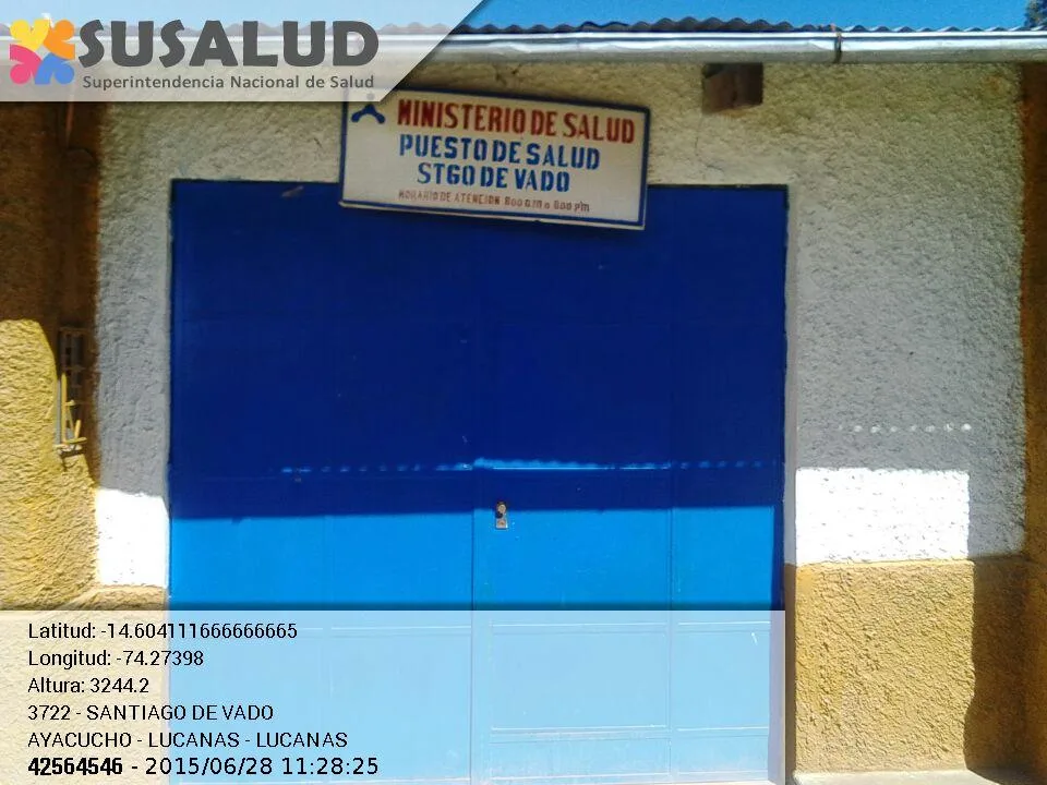 Puesto de Salud Santiago de Vado en Lucanas, Ayacucho