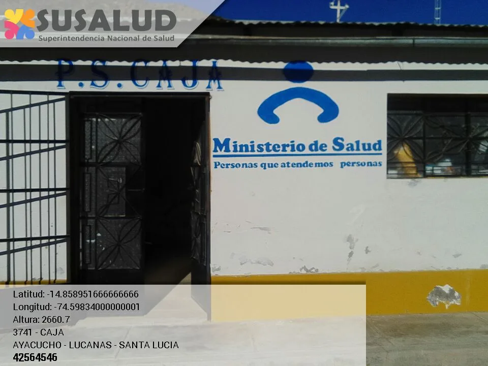Puesto de Salud Caja en Santa Lucia, Ayacucho
