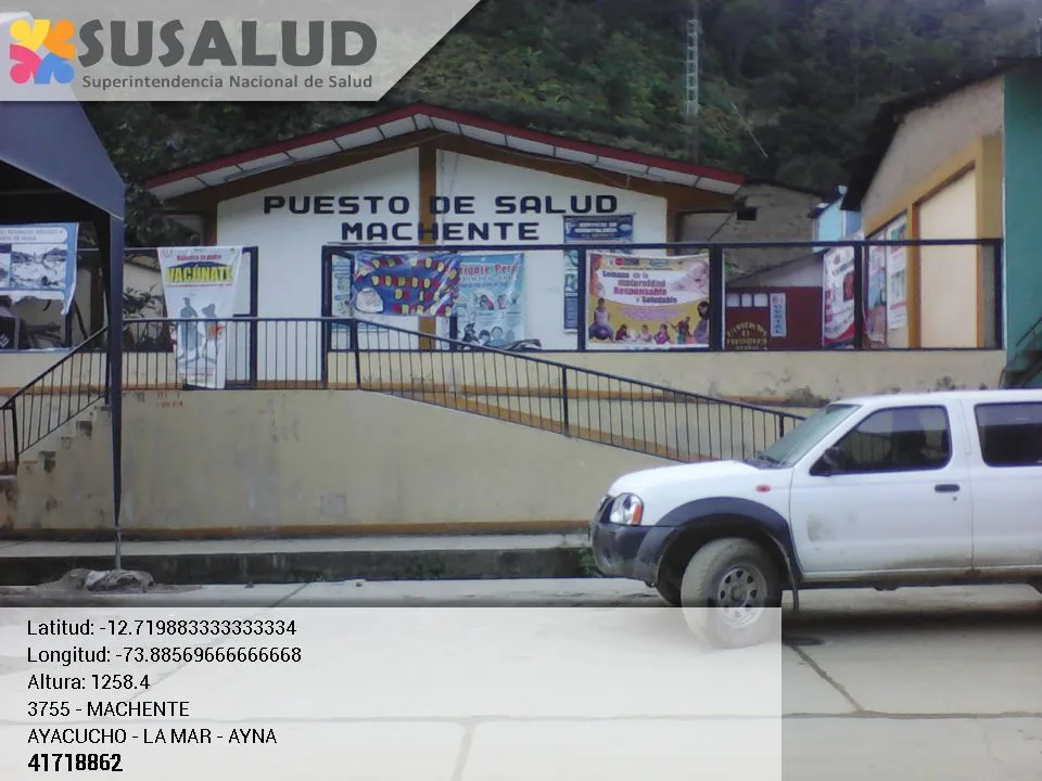 Puesto de Salud Machente en Ayna, Ayacucho