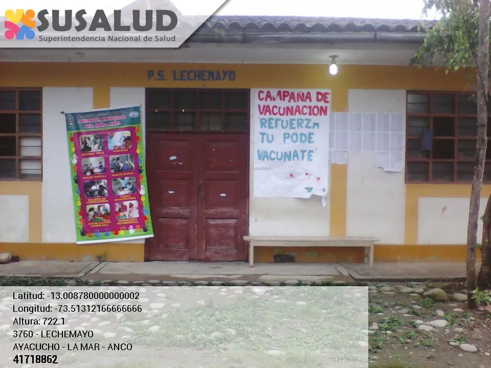 Puesto de Salud Lechemayo en Anco, Ayacucho
