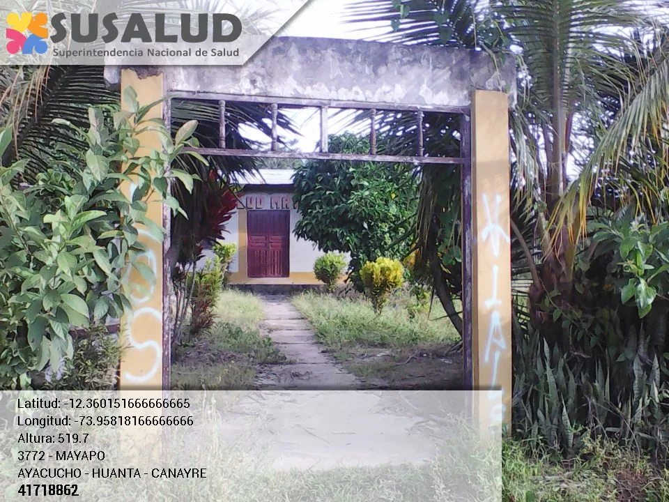 Puesto de Salud Mayapo en Canayre, Ayacucho