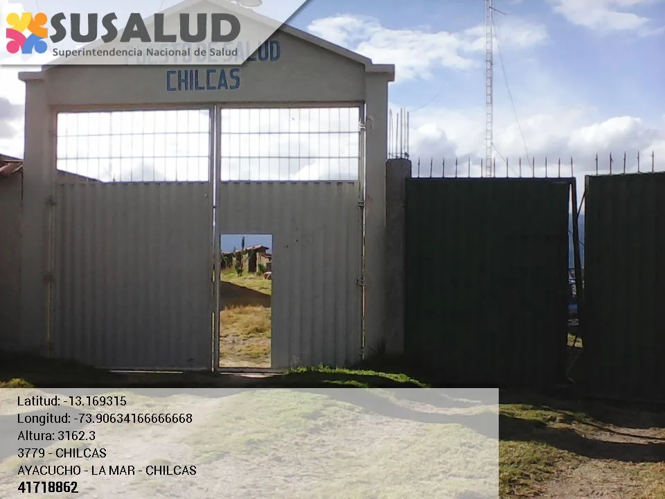 Centro de Salud Chilcas en Ayacucho