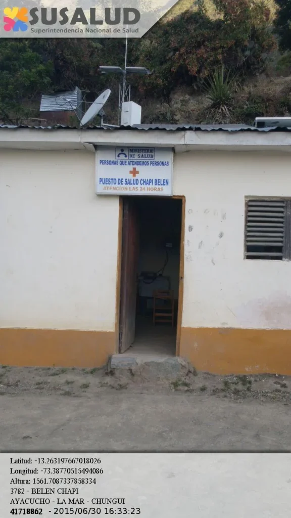 Puesto de Salud Belen Chapi en Chungui, Ayacucho