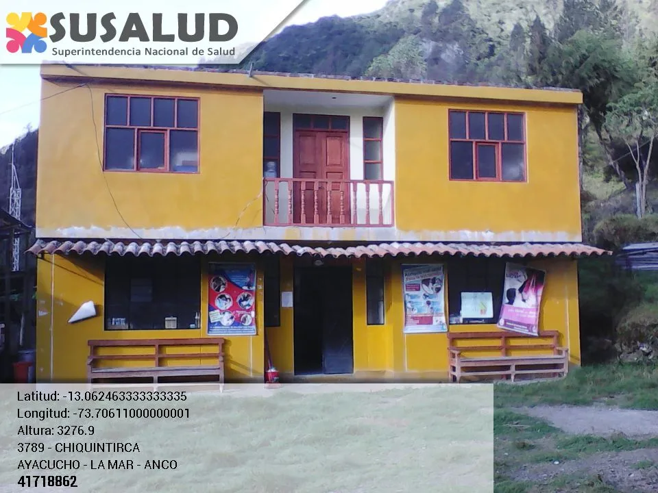 Puesto de Salud Chiquintirca en Anco, Ayacucho
