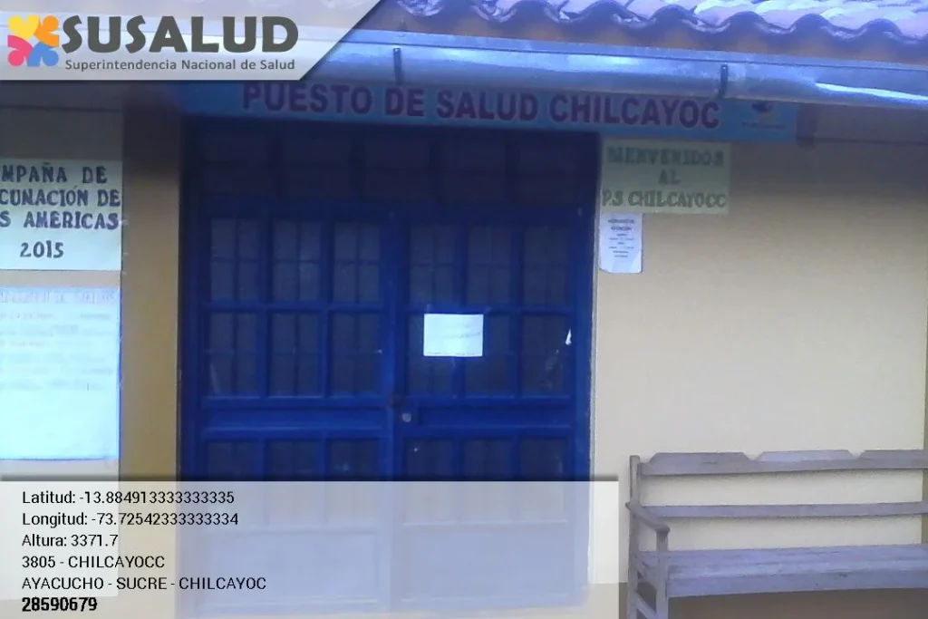 Puesto de Salud Chilcayocc en Ayacucho